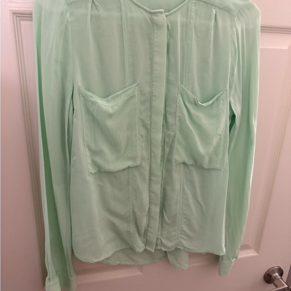 Maeve Mint Green Women's Blouse